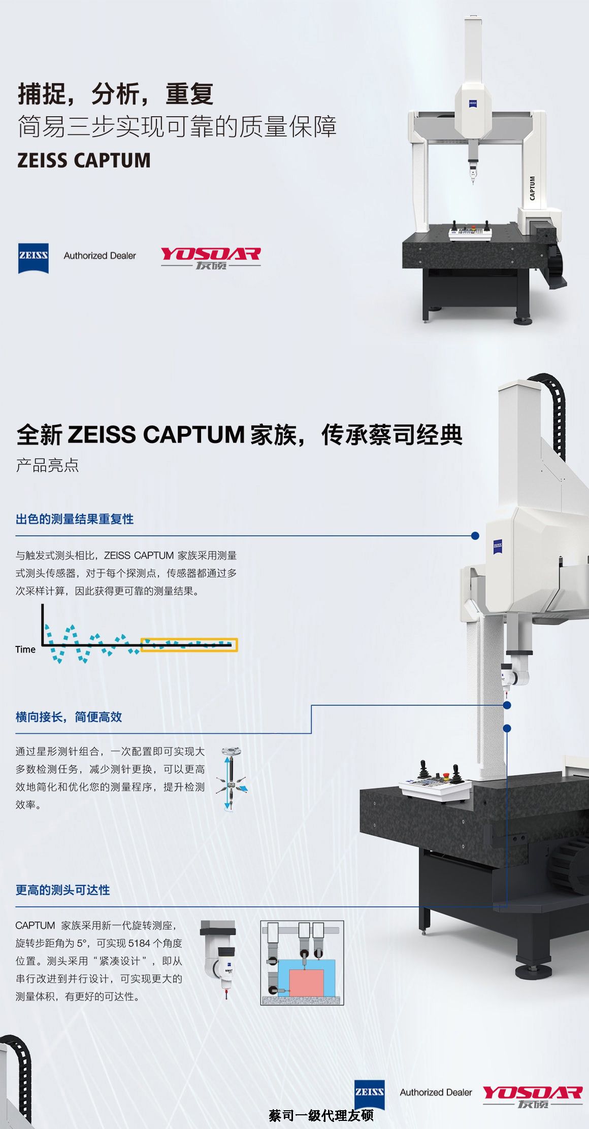 三沙蔡司三坐标CAPTUM